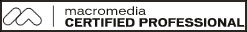 Macromedia Certified Flash MX Designer logo