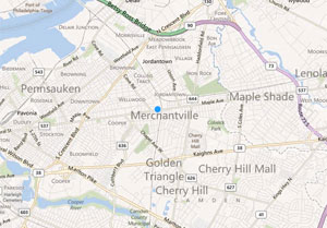 SJ Property Damage location map